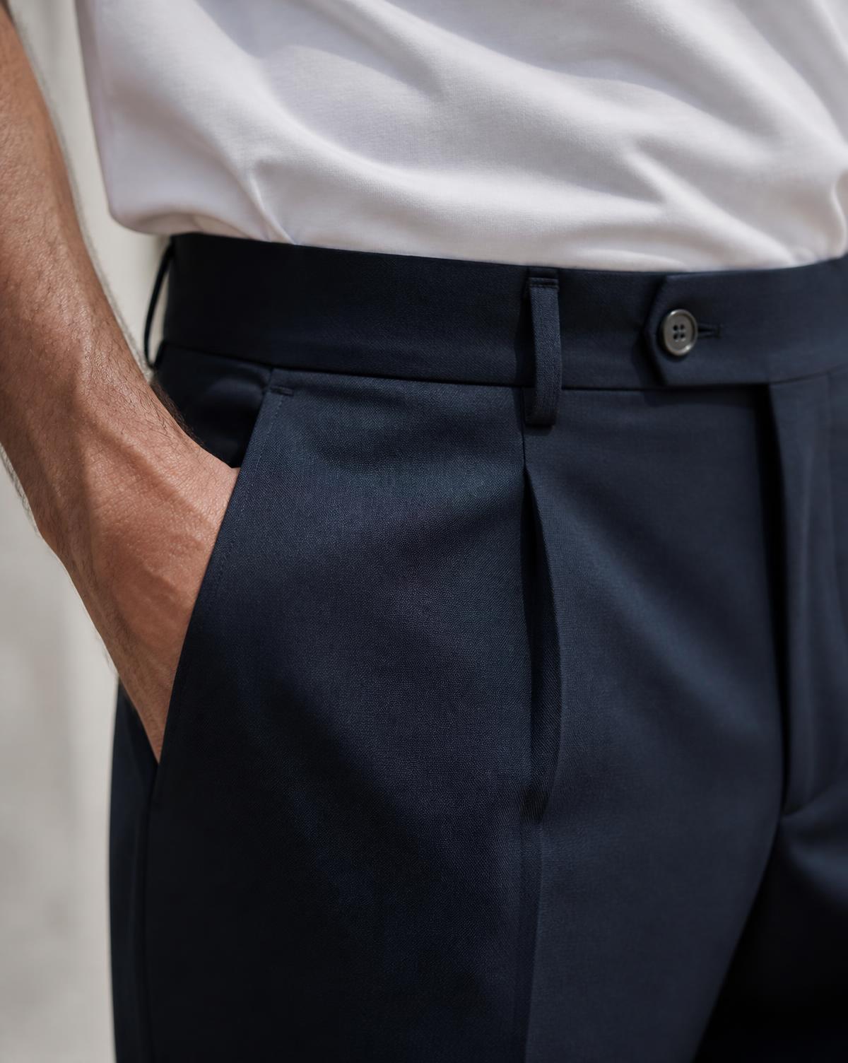 Close-up of the waistband and internal label